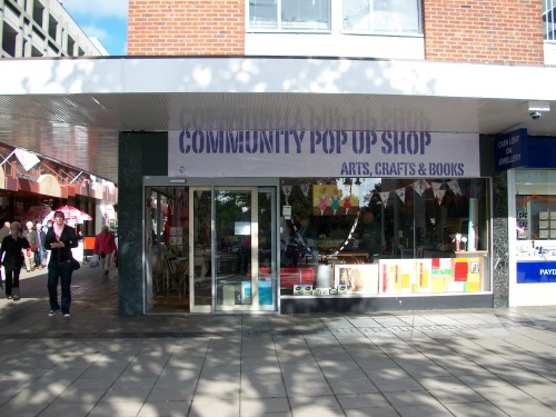 Community Pop Up Shop Outside